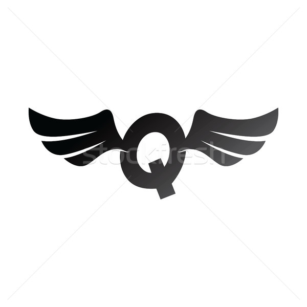 aviator wing airplane theme vector art Stock photo © vector1st