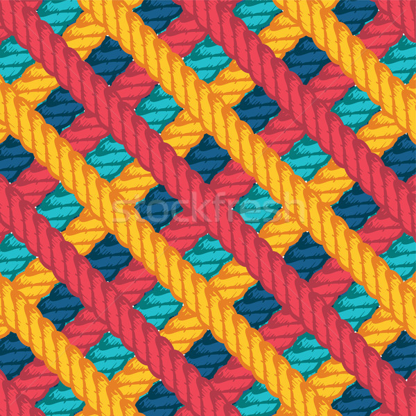 lasso rope vector pattern background wallpaper Stock photo © vector1st
