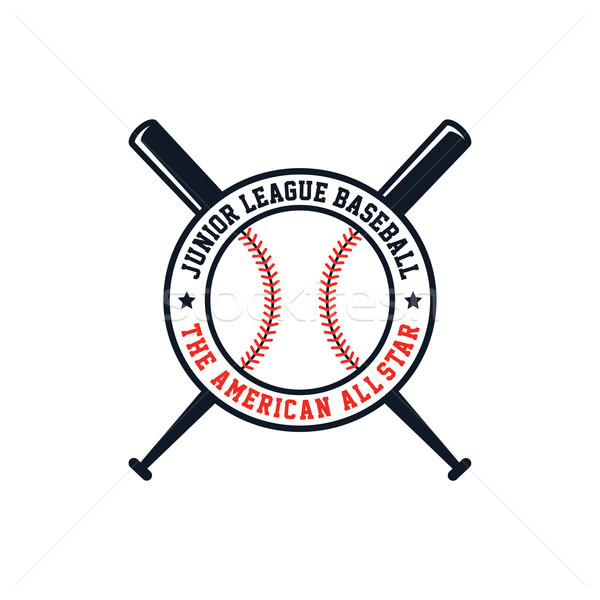 Baseball liga sportu wektora sztuki ilustracja Zdjęcia stock © vector1st