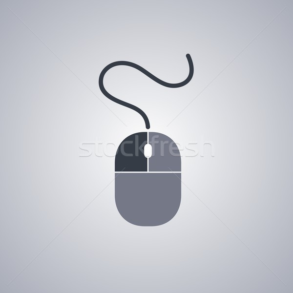Computer-Maus Vektor Kunst Grafik Illustration Business Stock foto © vector1st