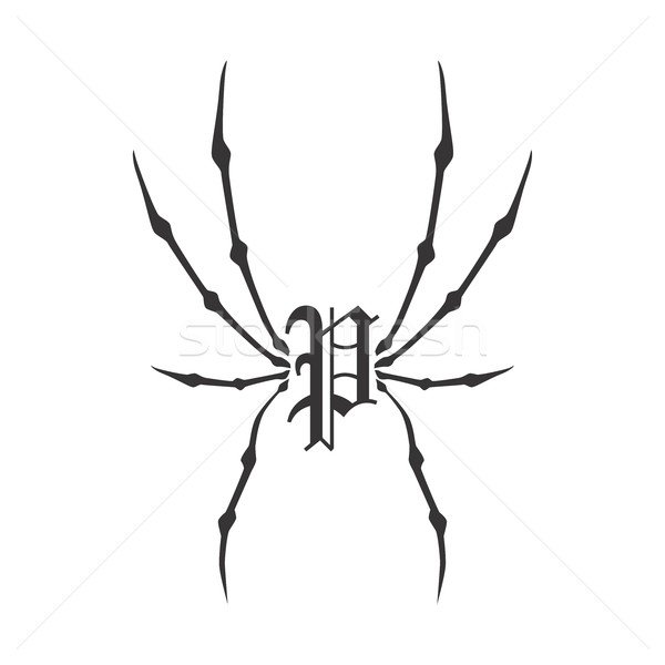 örümcek ağı vektör grafik sanat dizayn örnek Stok fotoğraf © vector1st