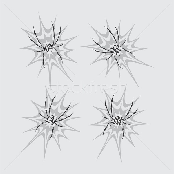 spiderweb theme Stock photo © vector1st