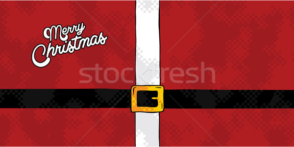 santa claus christmas suit holiday Stock photo © vector1st