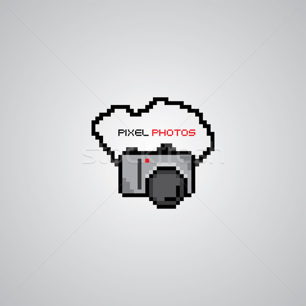Fotografii logo szablon kamery wektora sztuki Zdjęcia stock © vector1st