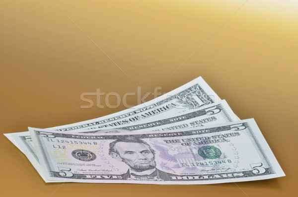 Onze dólares americano dourado negócio papel Foto stock © Vectorex