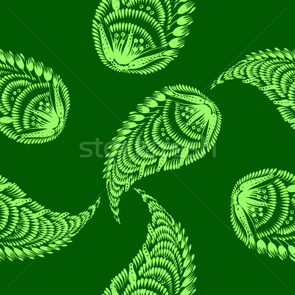 Végtelenített virágmintás minta kézzel rajzolt papír divat Stock fotó © VectorFlover