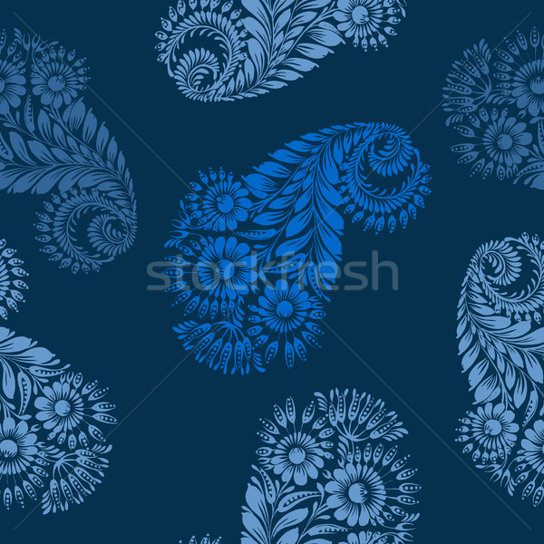 Végtelen minta papír divat terv levél szövet Stock fotó © VectorFlover