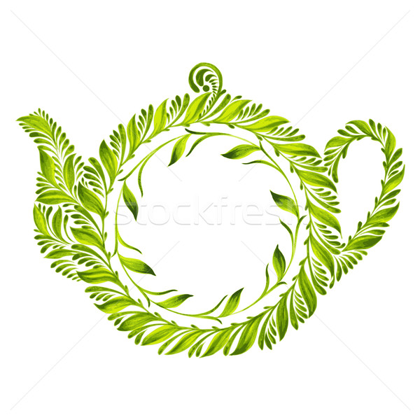decorative ornament teapot Stock photo © VectorFlover