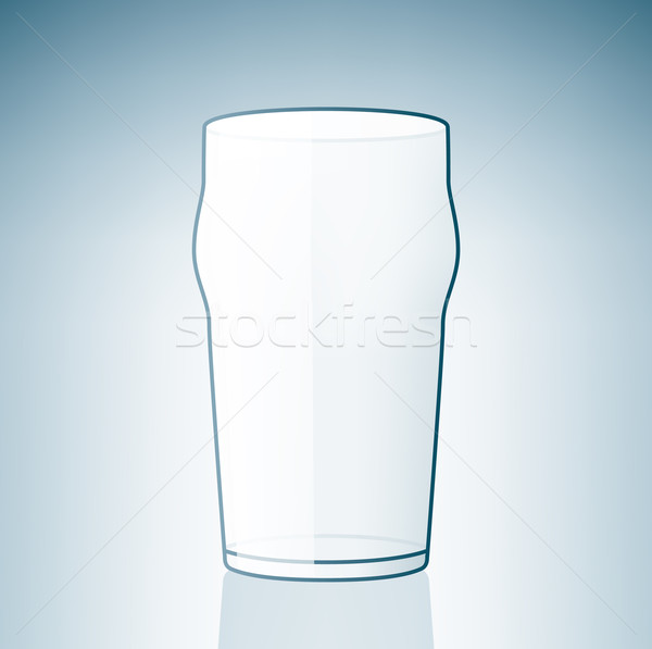 Empty Beer Glass Stock photo © Vectorminator