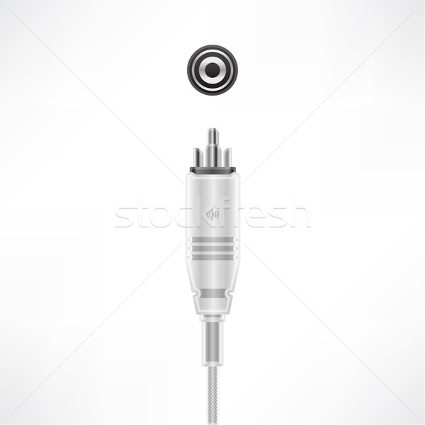 RCA audio cable Stock photo © Vectorminator