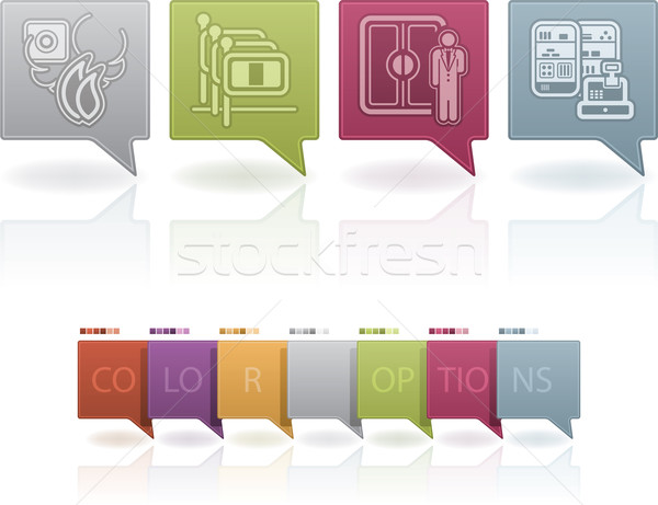 Hotel Related Icons Stock photo © Vectorminator