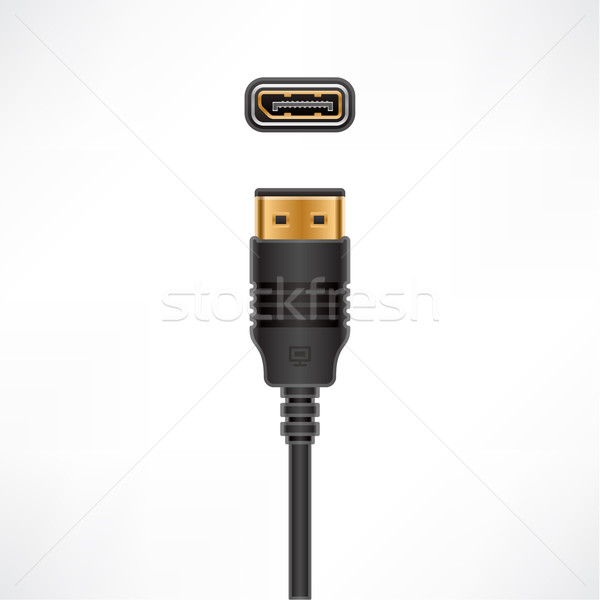 Display Port cable Stock photo © Vectorminator