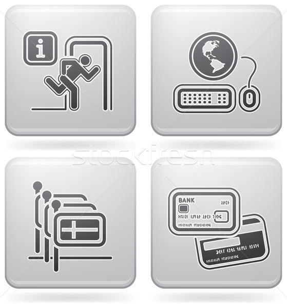 Hotel Related Icons Stock photo © Vectorminator