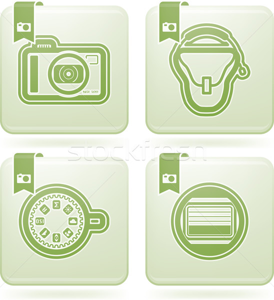 Photography Icons Set Stock photo © Vectorminator