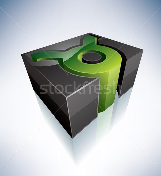 3D Zodiac Sign: Taurus Stock photo © Vectorminator