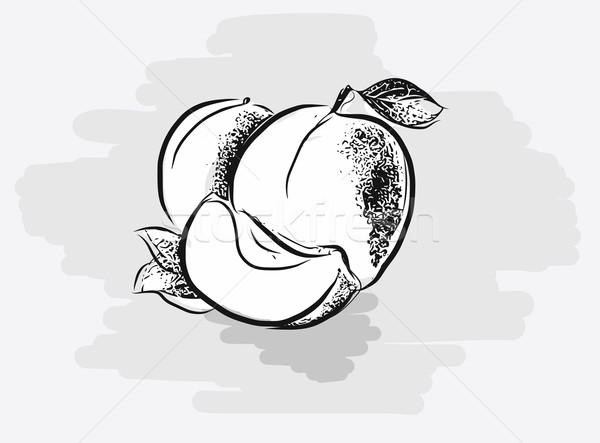 Lédús gyümölcsök citromsárga réteges eps akta Stock fotó © Vectorminator