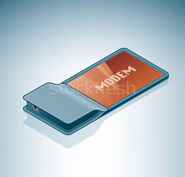 External Modem (PC Card) Stock photo © Vectorminator