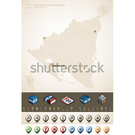 Stockfoto: Republiek · Guatemala · noorden · amerika · kaarten