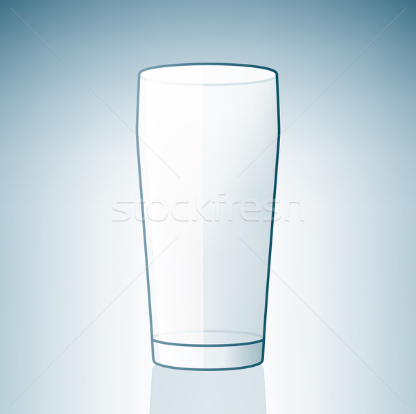 Empty Beer Glass Stock photo © Vectorminator