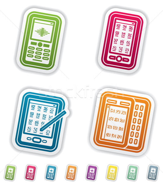 Foto d'archivio: Ufficio · fornire · oggetti · cellulare · smartphone · pen