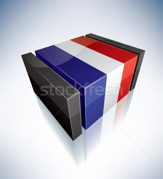 3D bandeira Holanda bandeiras europa Foto stock © Vectorminator