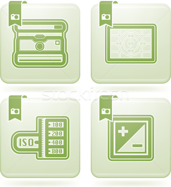 Photography Icons Set Stock photo © Vectorminator