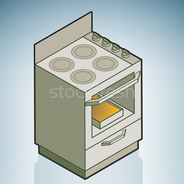 Gas stove Stock photo © Vectorminator