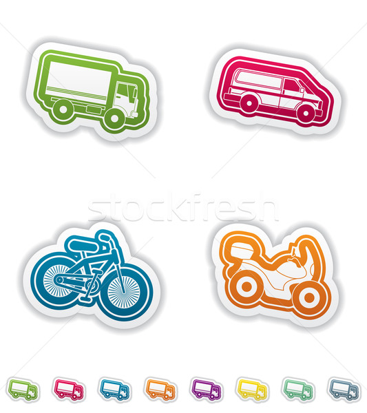 Industry Icons: Transportations Stock photo © Vectorminator