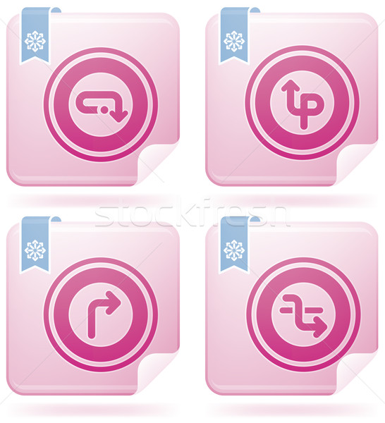 Miscellaneous Flamingo Icons Stock photo © Vectorminator