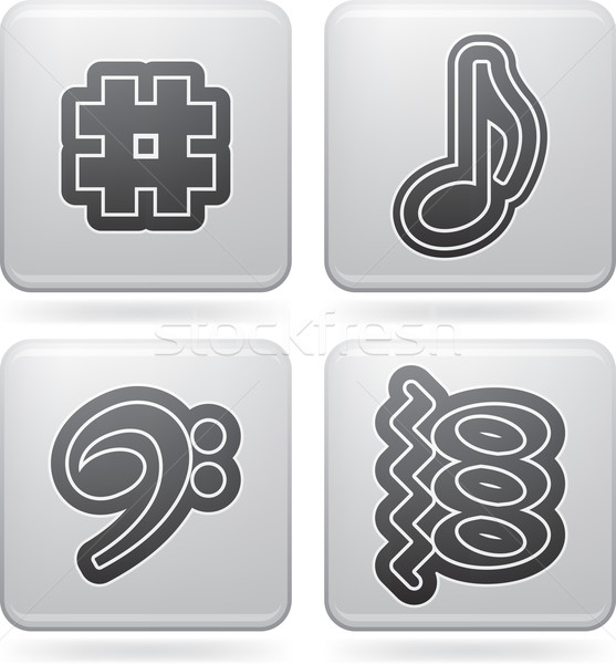 Musical notation Stock photo © Vectorminator