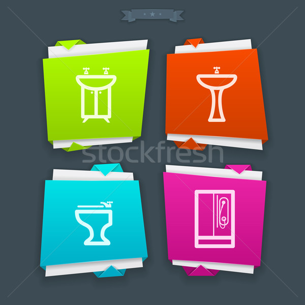 Bath utensils Stock photo © Vectorminator