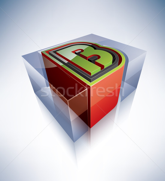 3D alphabet: B Stock photo © Vectorminator