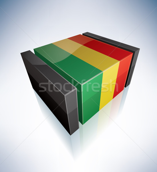3D flag of Bolivia Stock photo © Vectorminator