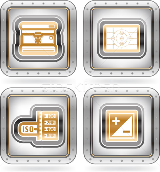 Photography Icons Set Stock photo © Vectorminator