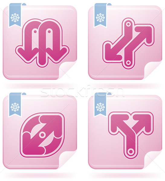 Miscellaneous Flamingo Icons Stock photo © Vectorminator