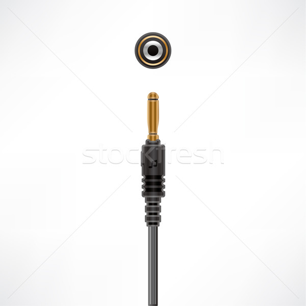 Bannana plug Cable Stock photo © Vectorminator