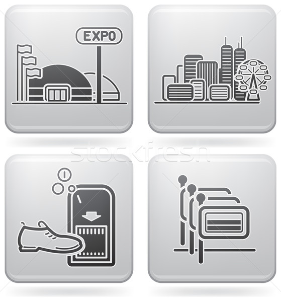 Hotel info Servicii icoane Imagine de stoc © Vectorminator