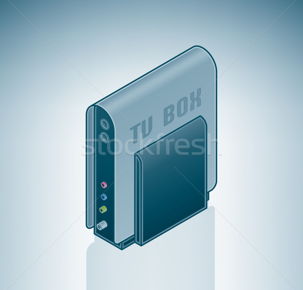 External TV Tuner Box Stock photo © Vectorminator