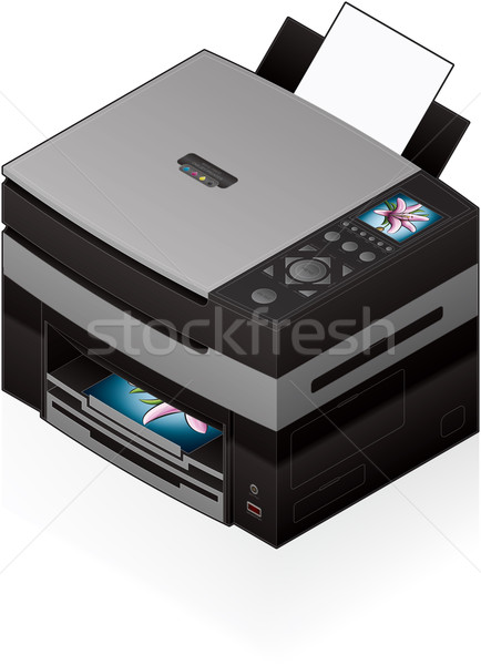 Office InkJet Printer Stock photo © Vectorminator