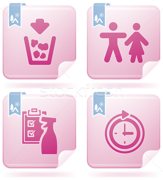 Camping Icons Stock photo © Vectorminator