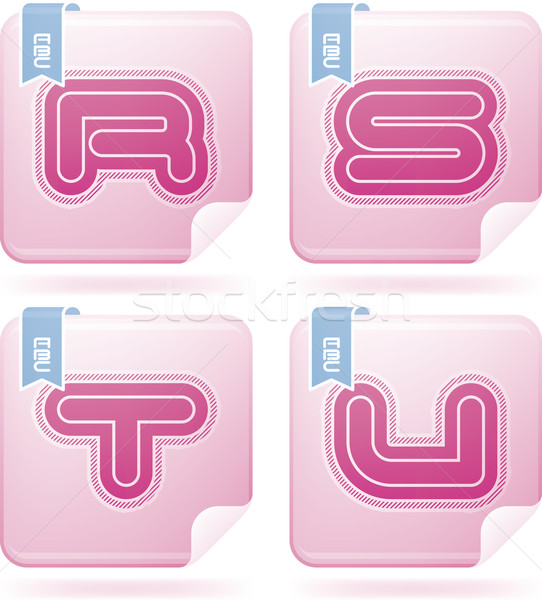 Capital letters Stock photo © Vectorminator