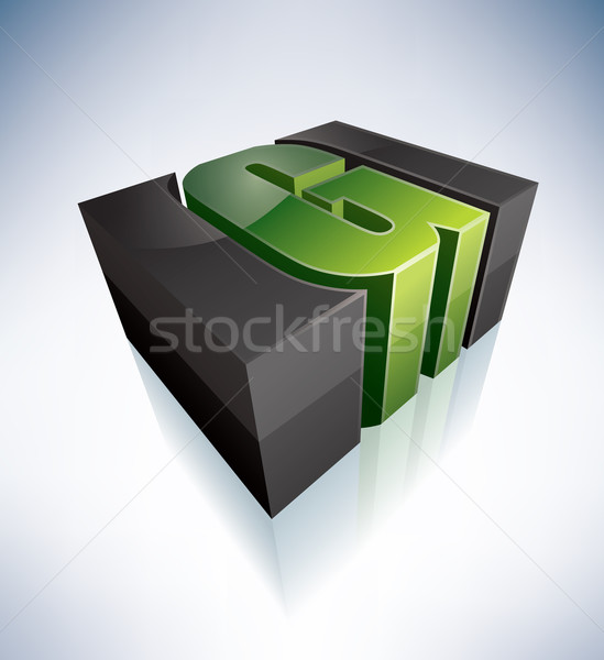 Three-dimensional G Letter Stock photo © Vectorminator