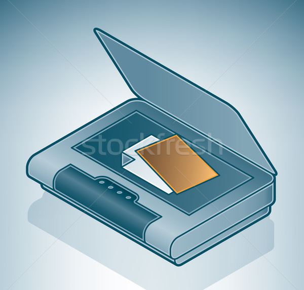 Stock photo: Flatable Photo Scanner