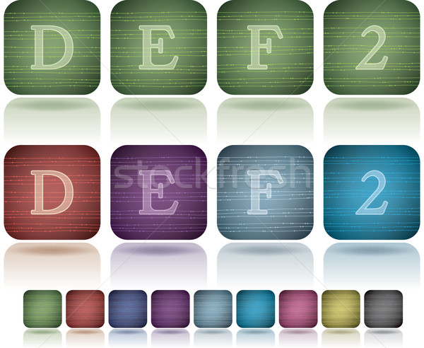 Capital letters Stock photo © vectorminator