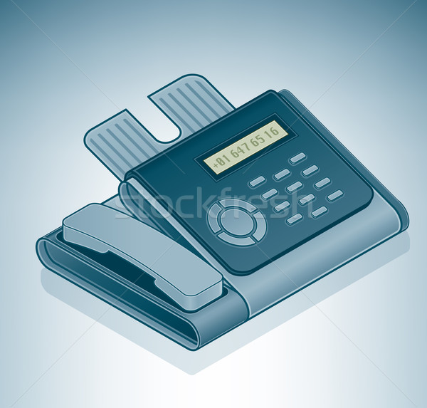 Office Phone/Fax Stock photo © Vectorminator