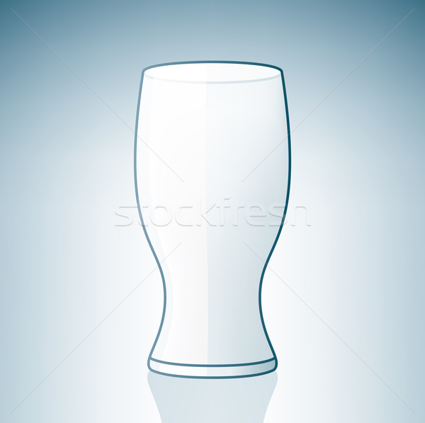 Empty Beer Glass Stock photo © Vectorminator