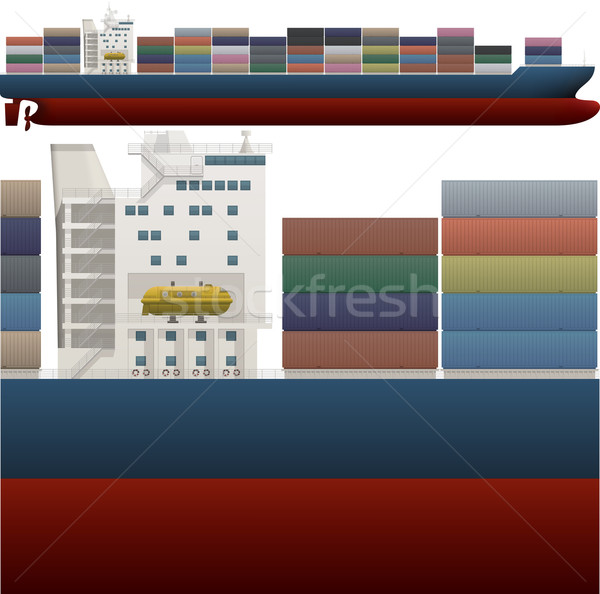 Ocean Ship Stock photo © Vectorminator