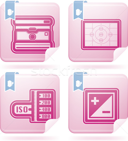 Photography Icons Set Stock photo © Vectorminator