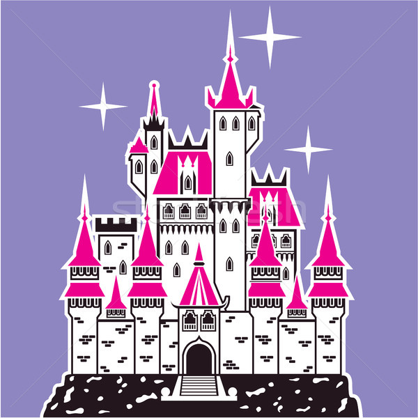Castle best vector image illustration clip-art Stock photo © vectorworks51