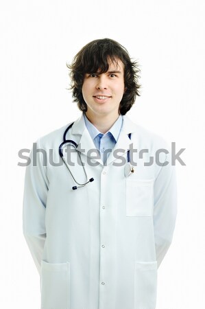 Doctor with phonendoscope Stock photo © velkol